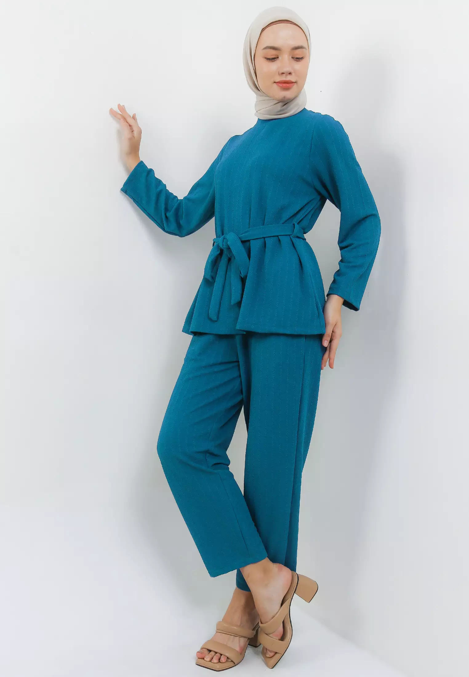 MFMW Tujedeka Atasan Blouse Biru Tosca