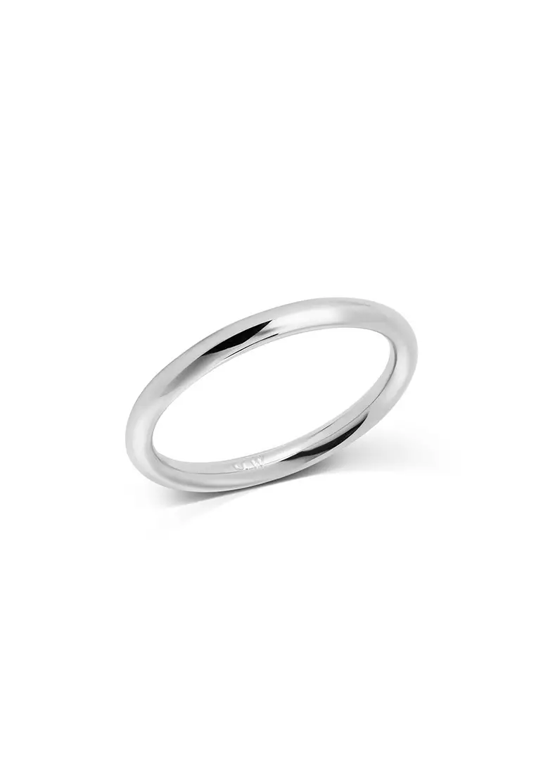 Classic Arch Ring Silver 2.5mm - Unisex Ring for women and men stainless steel Ring DW Official Authentic Original Cincin perempuan lelaki DW