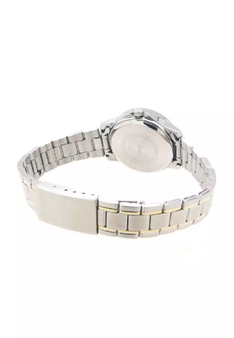 Women's Analog Watch LTP-V006SG-9B Gold Stainless Steel Band Watch for ladies