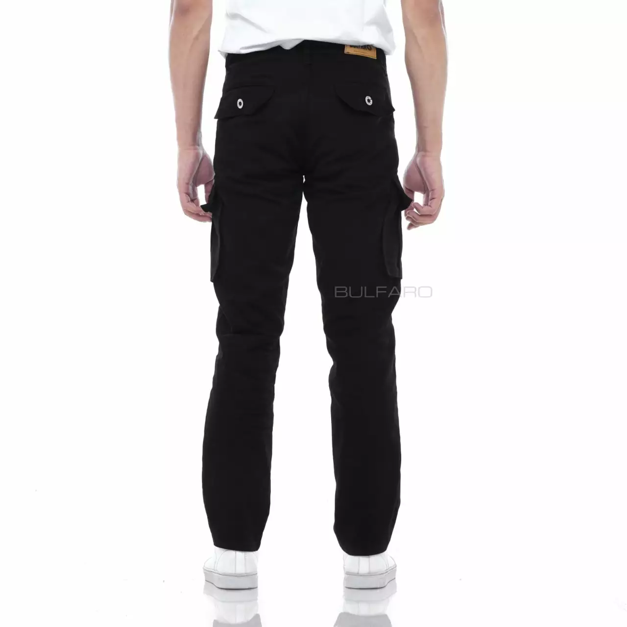 BULFARO Celana Cargo Canvas Regular Fit Non Stretch - Black