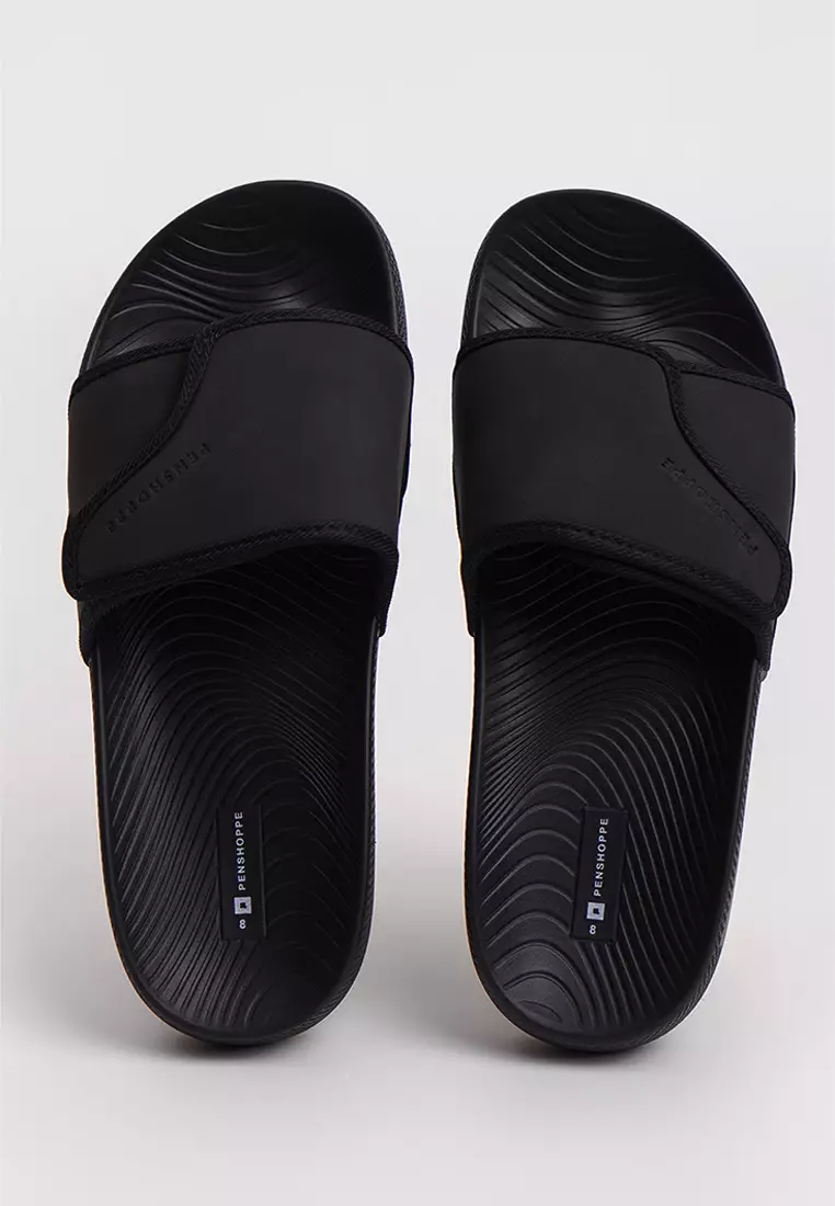 Women's Leather Slides with Soft Sole