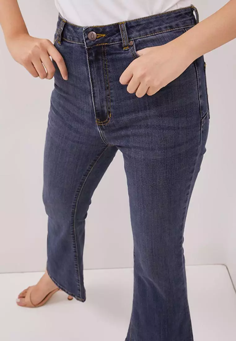 DUST Celana Vintage Cutbray Jeans Adisti (D. 3819)