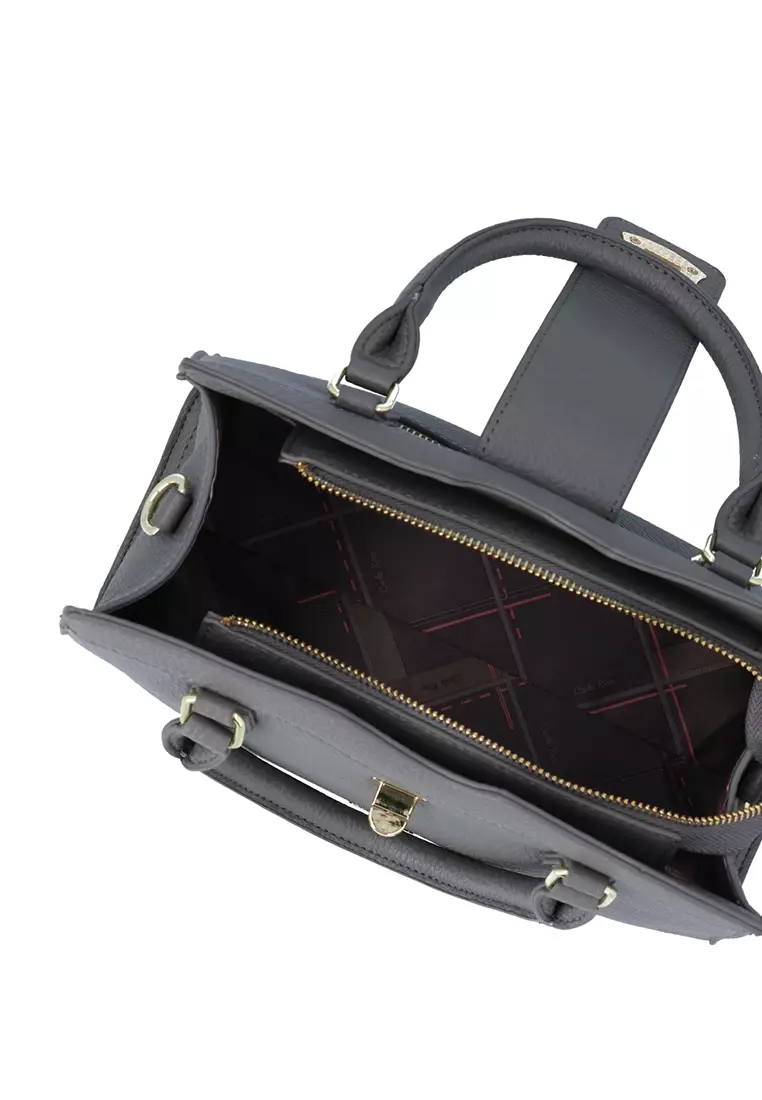 Juvia Lock Accent Top Handle - Dark Grey