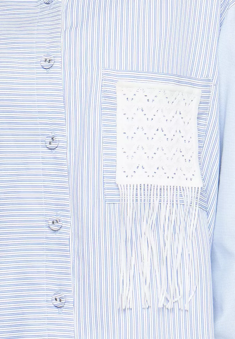 Kamilaa by Itang Yunasz Kemeja April Light Blue