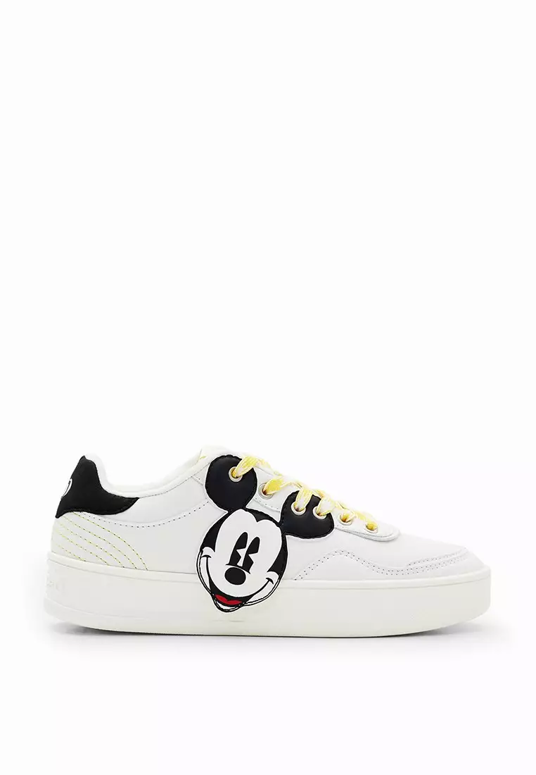 Discount on Desigual  shoes - SKU: Desigual Woman Shoes Retro Mickey Mouse Sneakers.