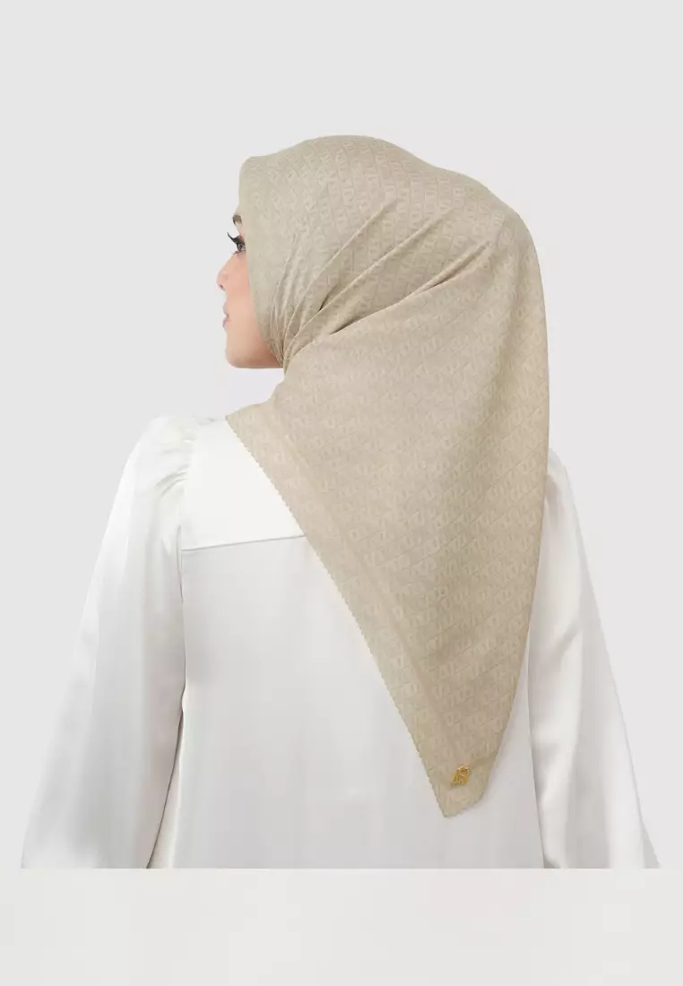 Interlock Voile Square - Sand