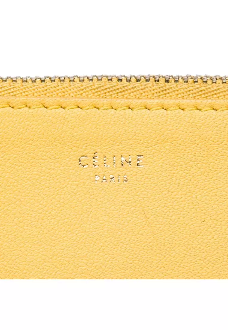 Pre-Loved Celine Bicolor Leather Solo Clutch