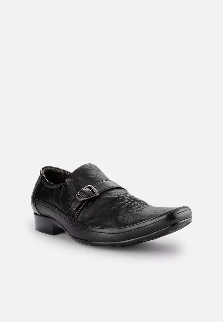 Beck Men Formal Pantofel Slip On with Metal Buckle