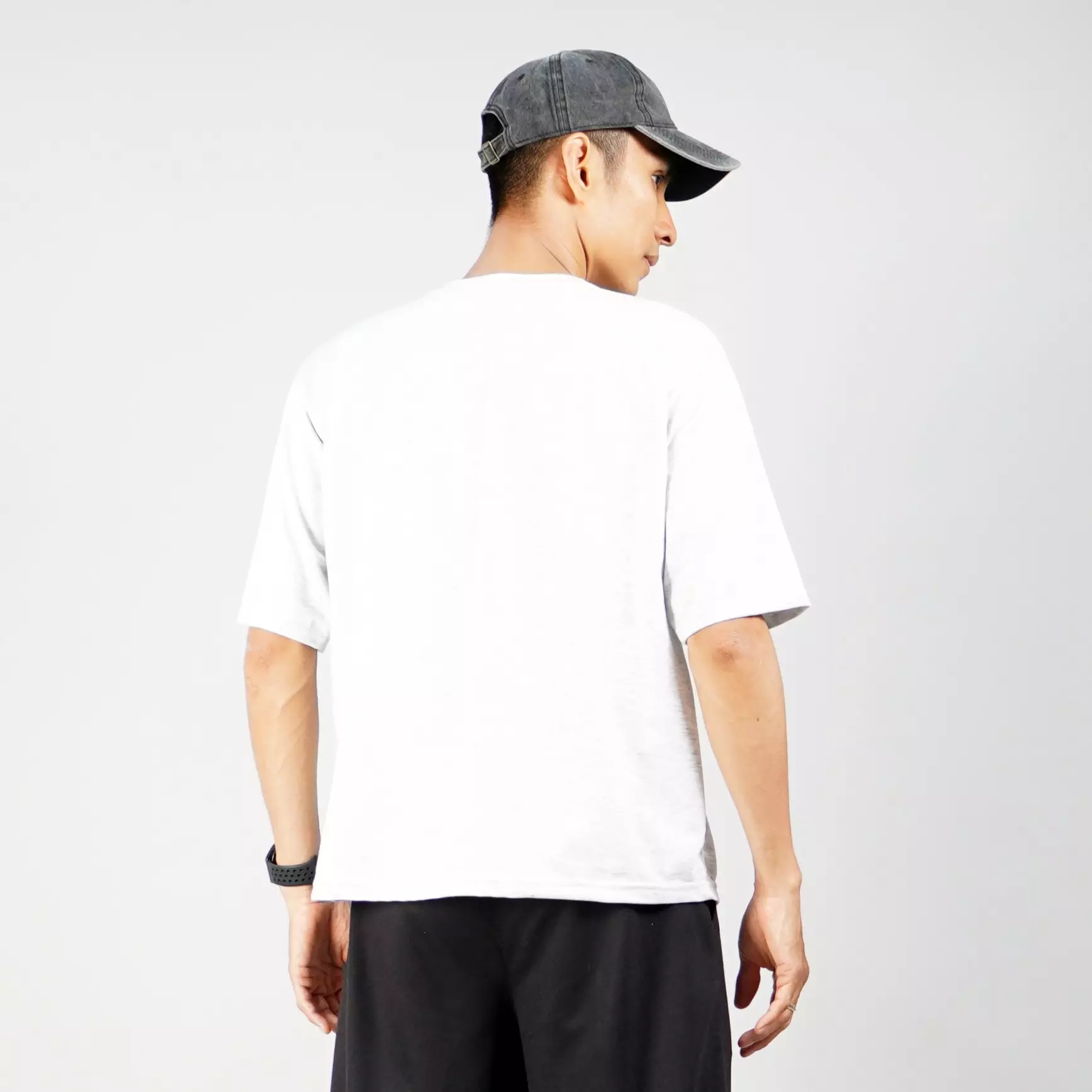 GEORGE Oversize T-Shirts Kaos Basic Kaos Casual TShirt Oversized TShirts - ABU TERANG
