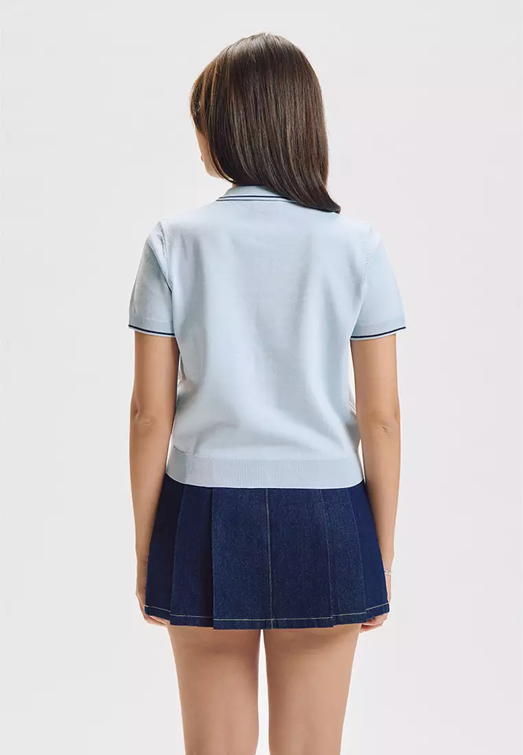 Semi-Cropped Relaxed Polo