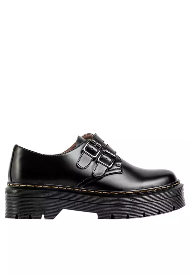Doc martens double buckle new arrivals