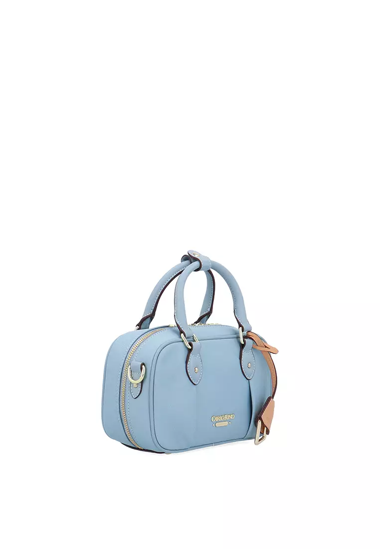Bowie Nylon Handbag S - Turquoise