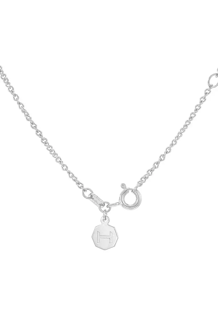 HABIB TULUS | Diamond Necklace in 375/9K Yellow and White Gold (Alphabet) 560710724(W-WAU)-WG