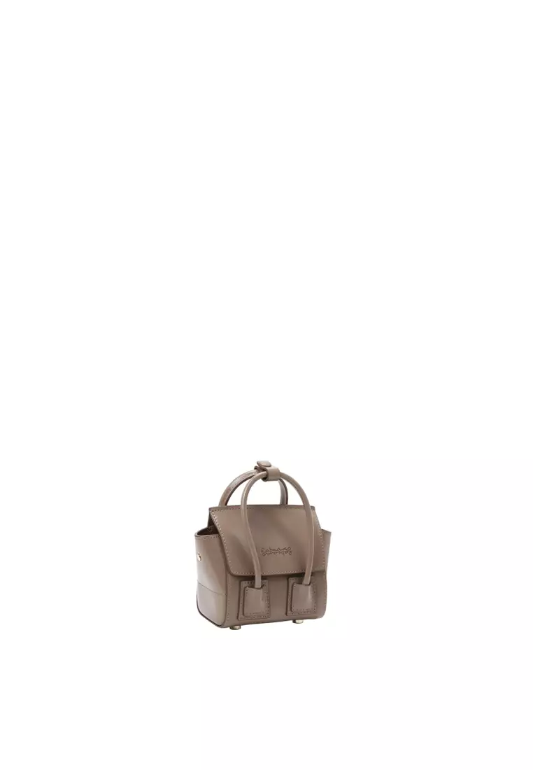 [Online Exclusive] UNNI Nano Top Handle Bag - Almond
