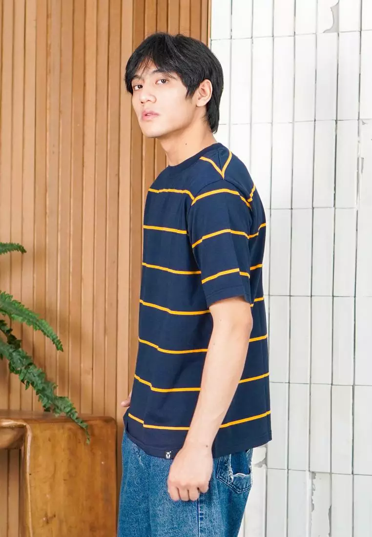 MATSUDA Kaos Oversize Stripe Tahirt Ritto