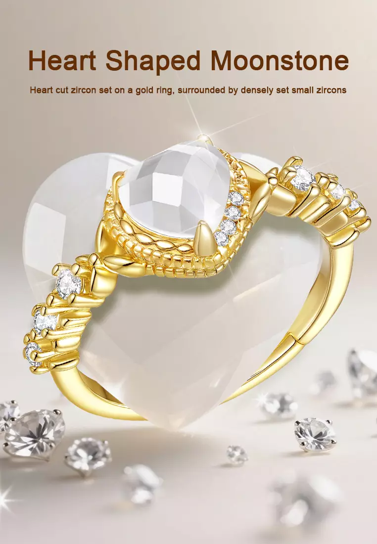 Cincin Wanita Original Korea Elegant Titanium Korea Style Perhiasan Ring Cewek white color