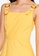 ZALORA BASICS yellow Mini Buckle Straps Dress 8BF26AAB6E615AGS_3