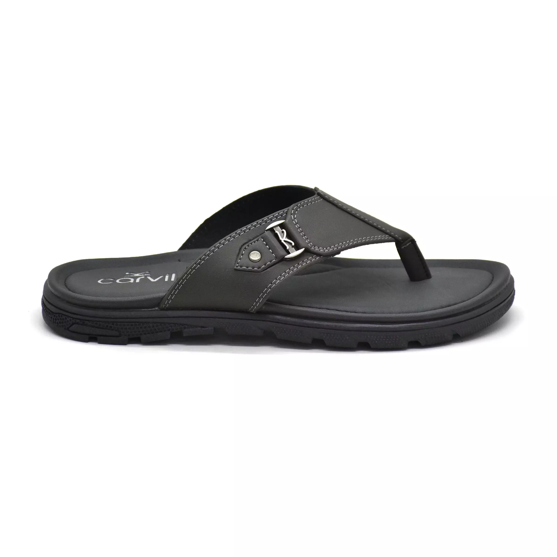 Carvil Sandal Pria Durham-01 M Black