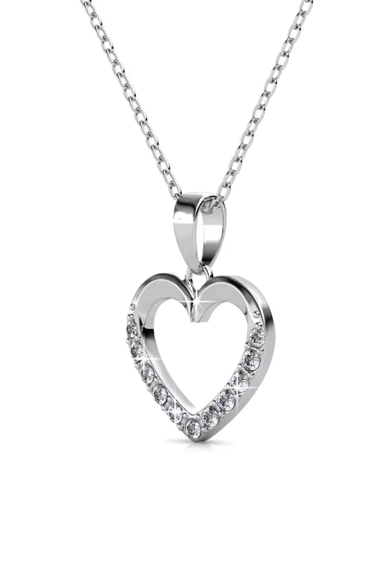 Lovett Pendant WG - Kalung Crystal Swarovski by Her Jewellery
