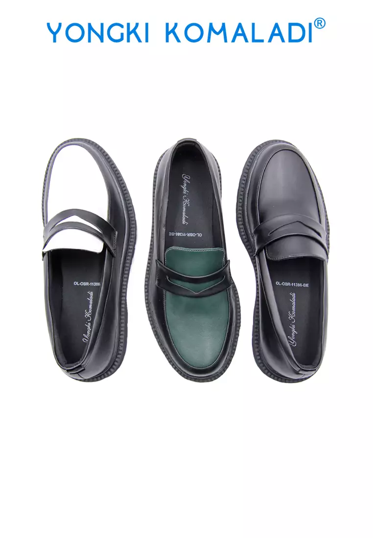 YONGKI KOMALADI OTHINEL LOAFER OL-OBR11386-BE HITAM ARMY