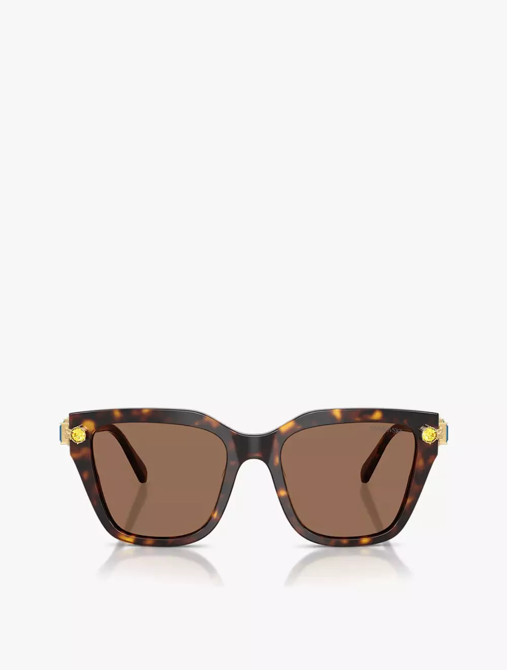 Sunglasses, Square shape, Brown