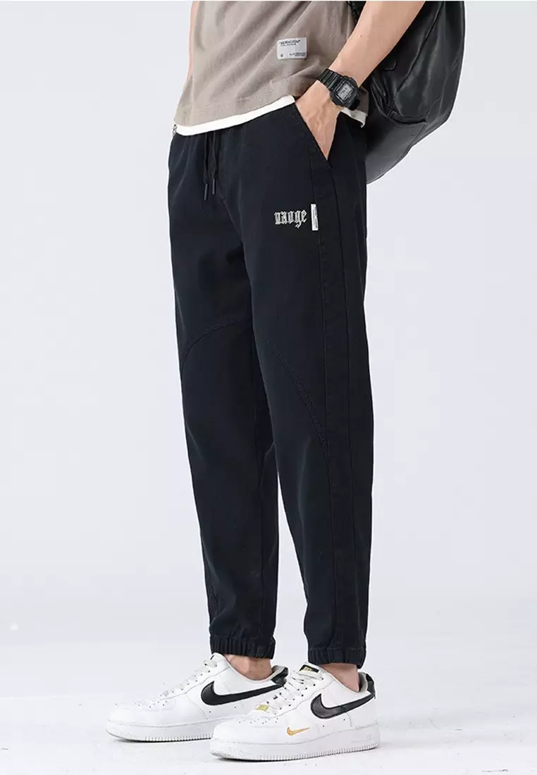 Drawstring Slim Jogger Pants