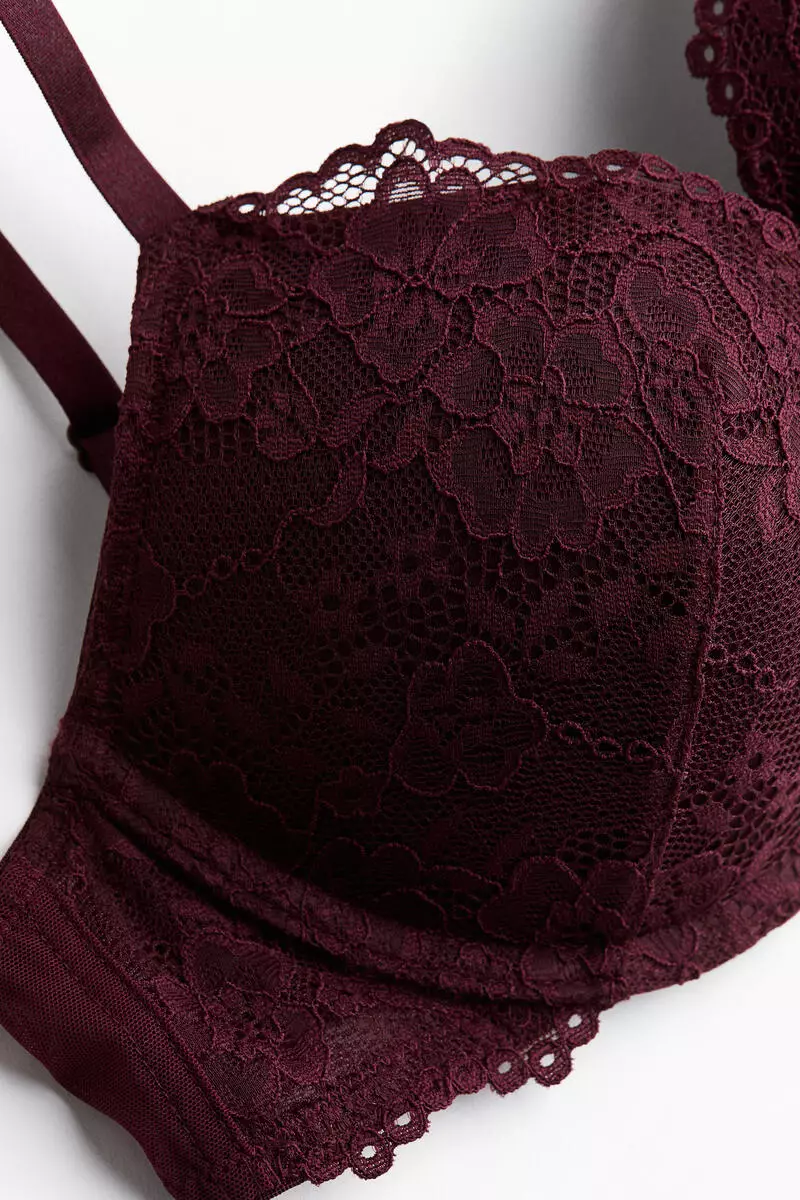 Lace push-up bra