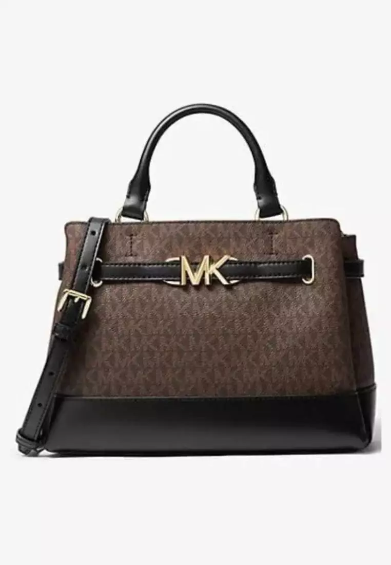 Michael Kors Small Bradshaw Signature Logo Stripe Convertible