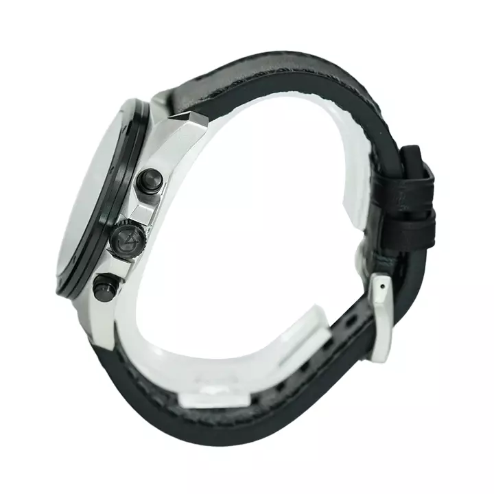 Jam Tangan Pria Alexandre Christie AC 6594 MC LTBBAOR Men Chronograph Leather Strap