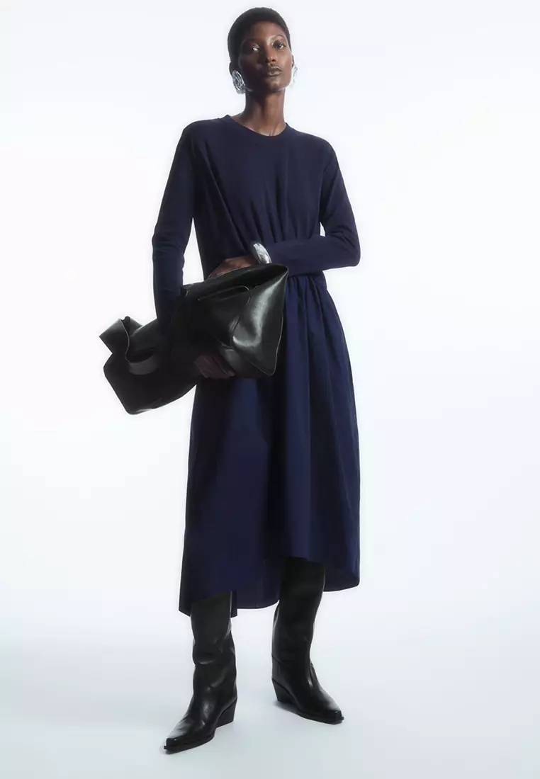 Cos dress top navy