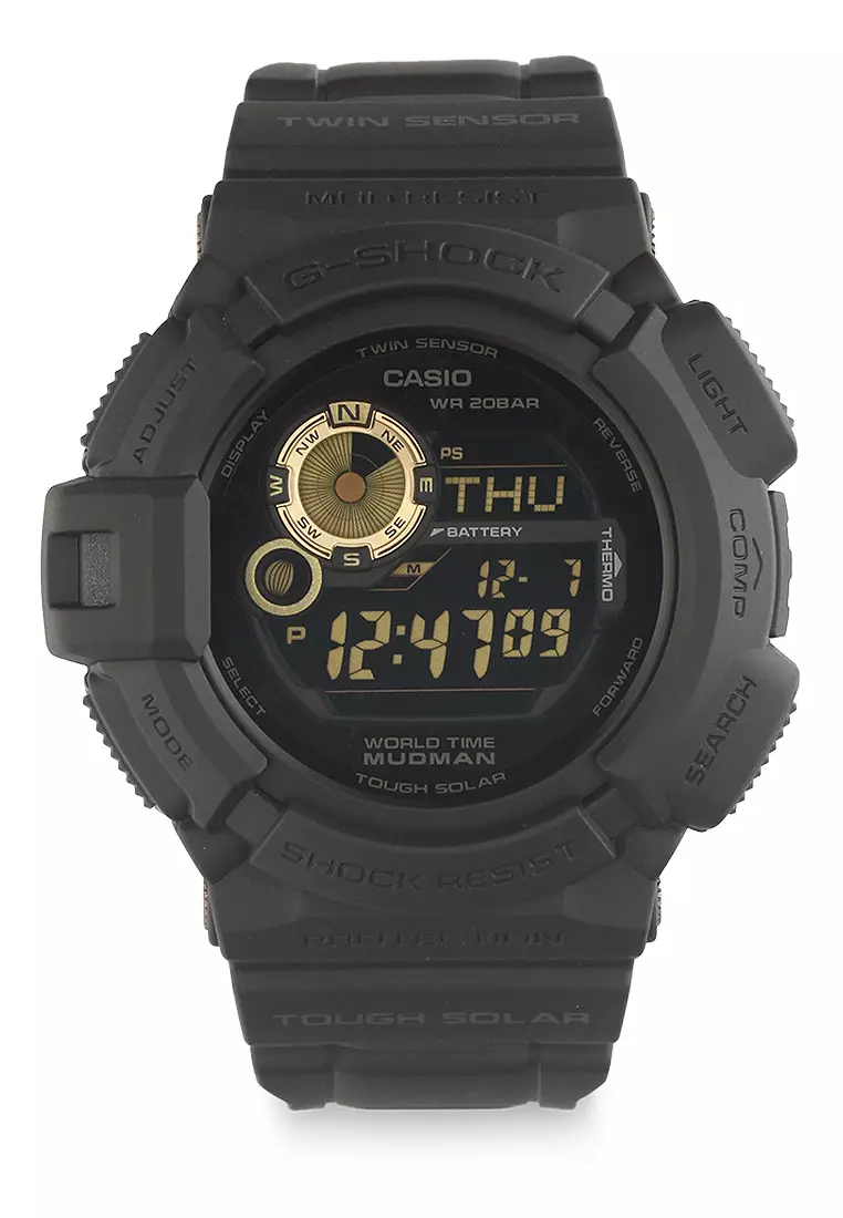 Jual G shock G shock Men G 9300GB 1DR Black Original 2024 ZALORA