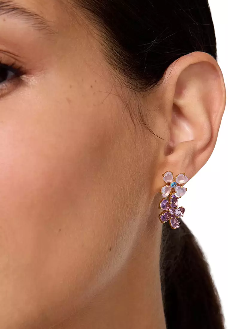 Paradise Double Drop Earrings - Multi KL505