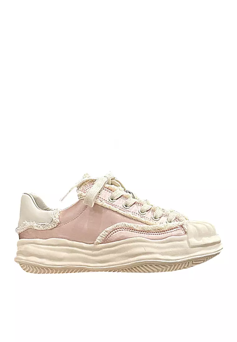 Discount on Twenty Eight Shoes  shoes - SKU: VANSA Stylish Satin Lace-up Platform Shoes VSW-CRJX-1