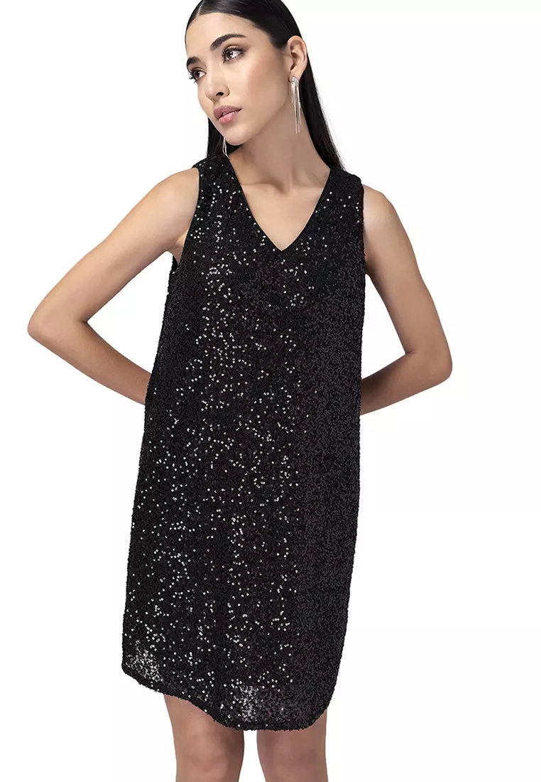 Faballey sequin dress top