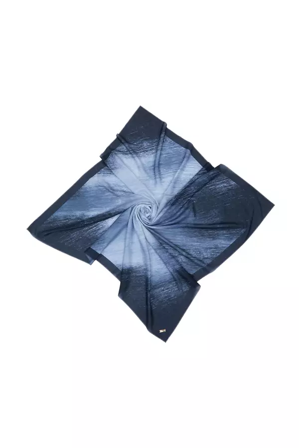 MINIMAL - Zaanera - Scarfs Motif Gradasi - White Warna White