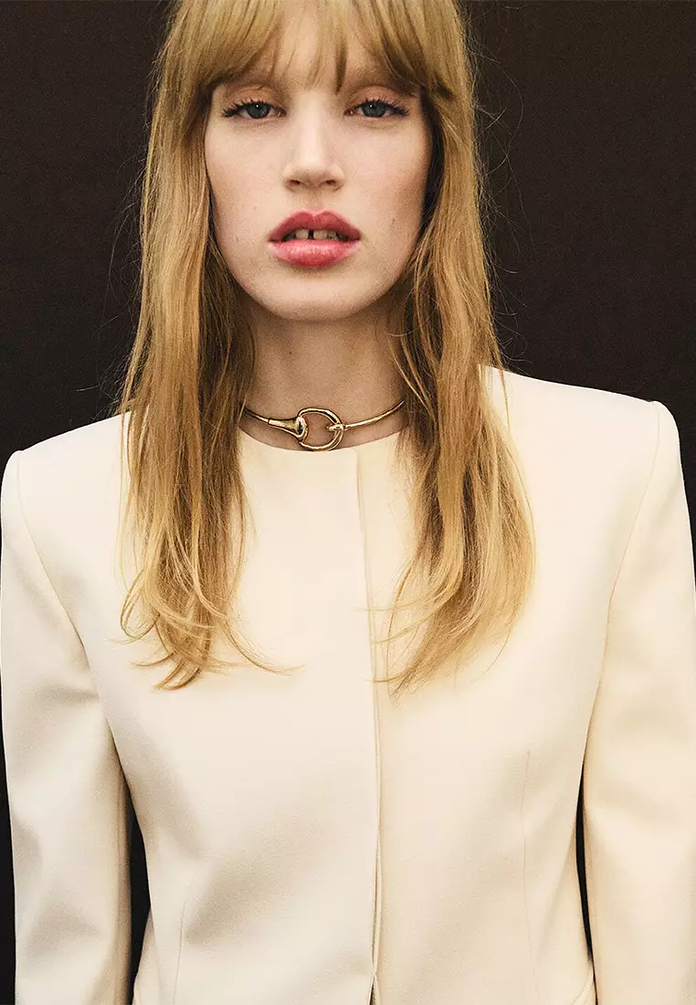 Rigid Collar Choker Necklace