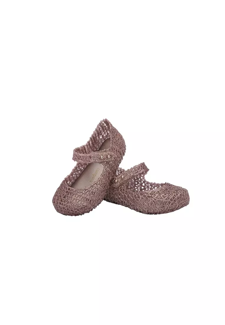 Mini Campana Papel BB Toddlers Flats - Rose Glitter
