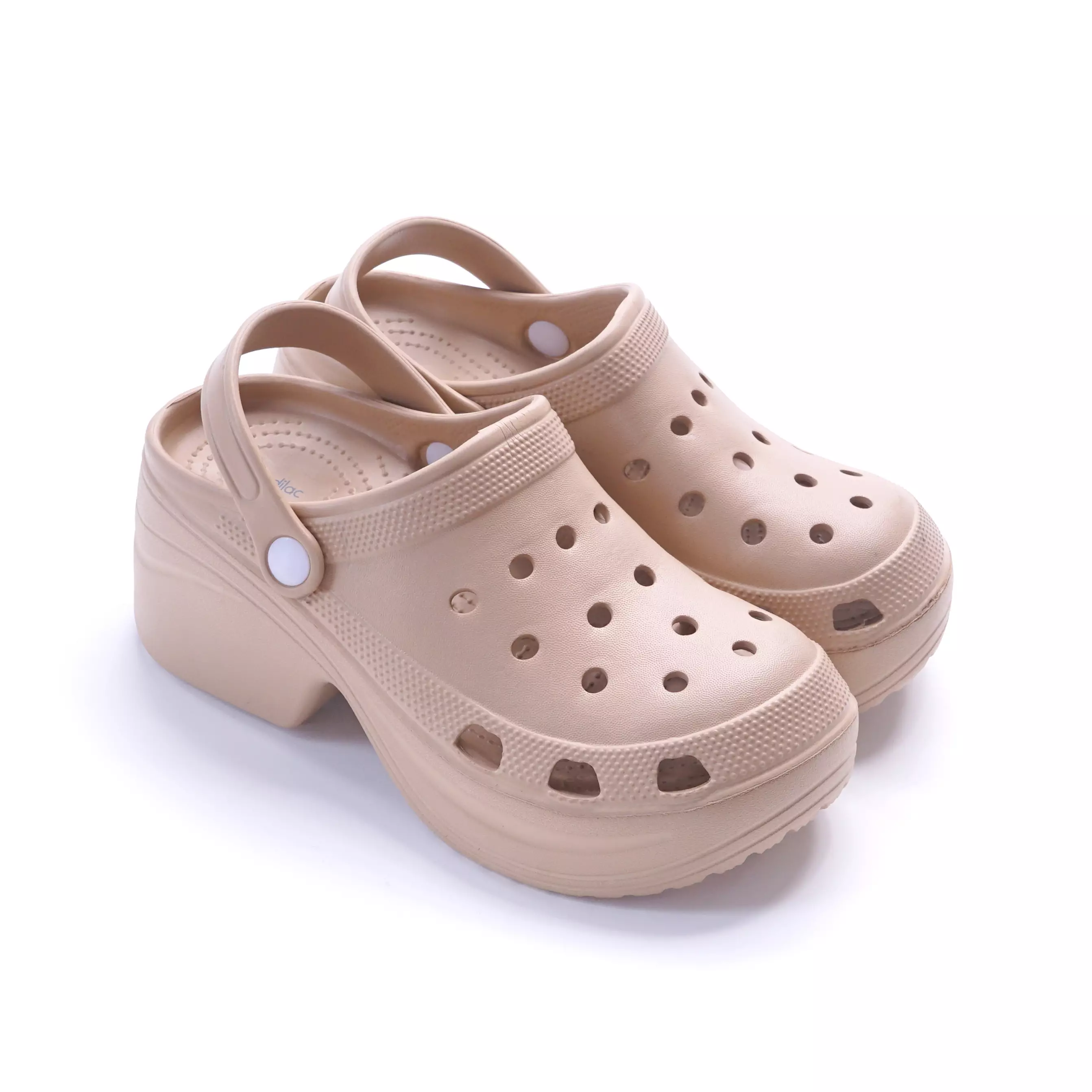 ZANDILAC - SANDAL WANITA DEWASA BZ230142WD - COKLAT JAHE full karet