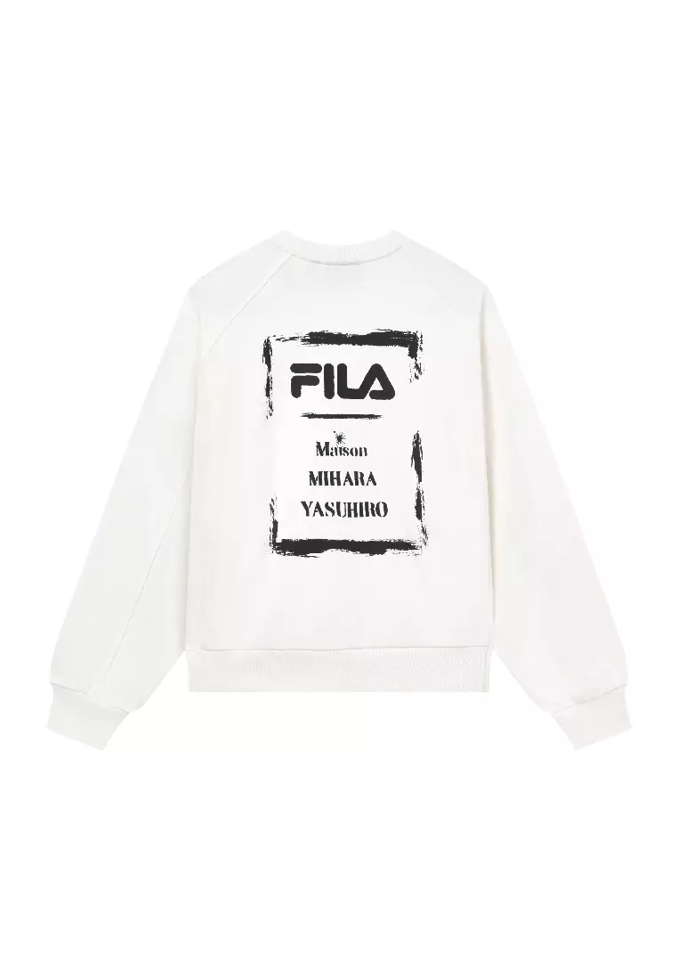 MIHARA YASUHIRO｜SWEATSHIRTS (I13PO522 WHITE) MIHARA YASUHIRO｜SWEATSHIRTS (I13PO522 WHITE) Maison MIHARA