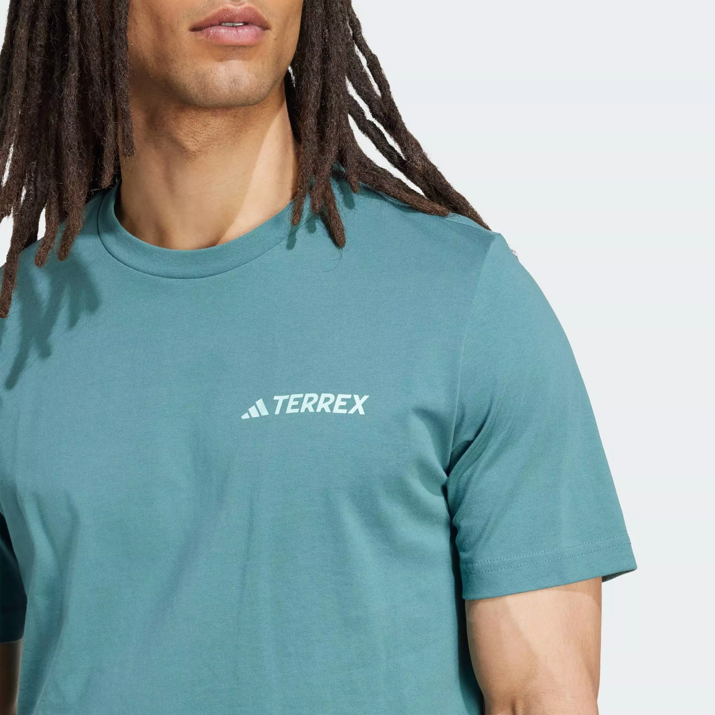 Hiking Terrex Graphic Tee Men Green JW3560