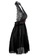 SMROCCO black Amelia Plus Size Nightie Sleepwear PL8020 (Black) 23CD7AA13484D0GS_2