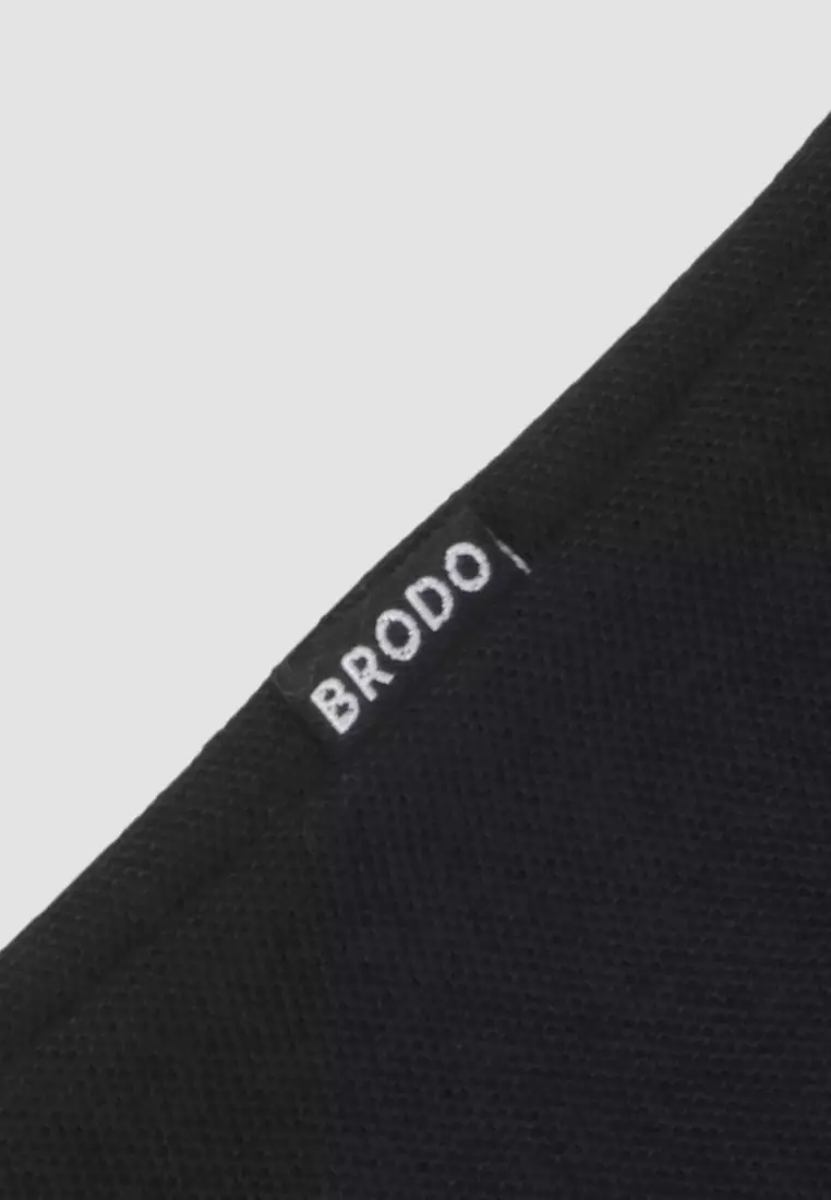 BRODO - Broshirt Short Reguler Black