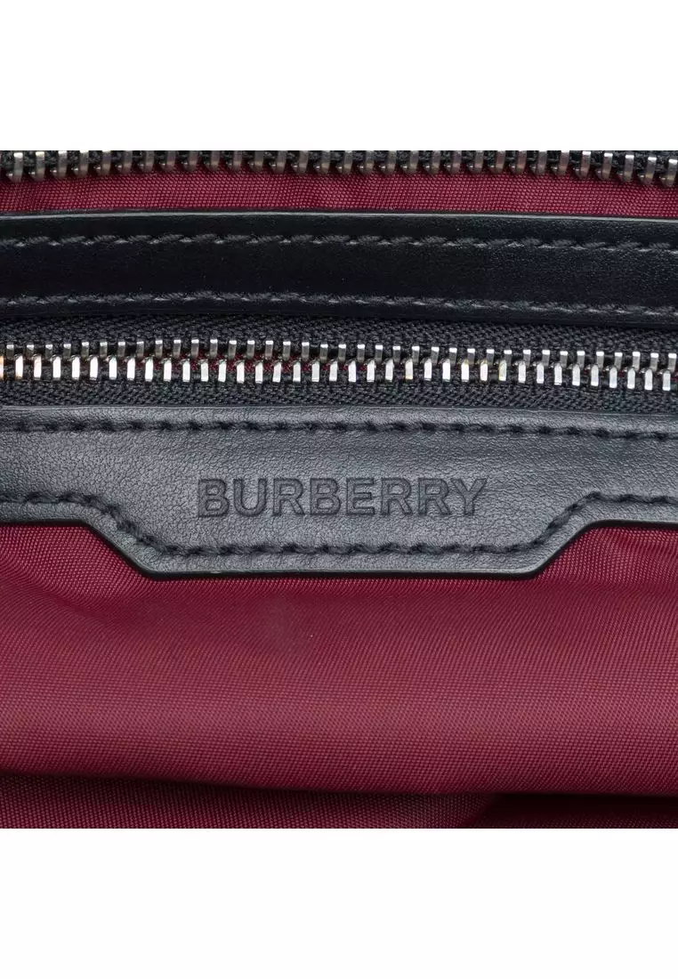 Pre-Loved Burberry Eco Nylon Logo Tote