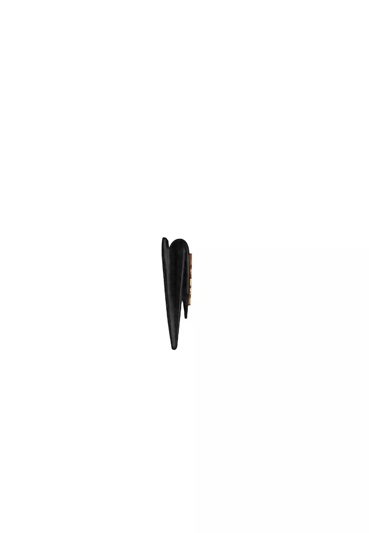 Yves Saint Laurent Uptown Flap Card Holder in Black