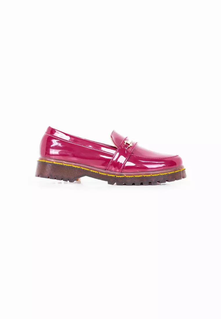 Seis Vici Sepatu Docmart Wanita Series-MAROON