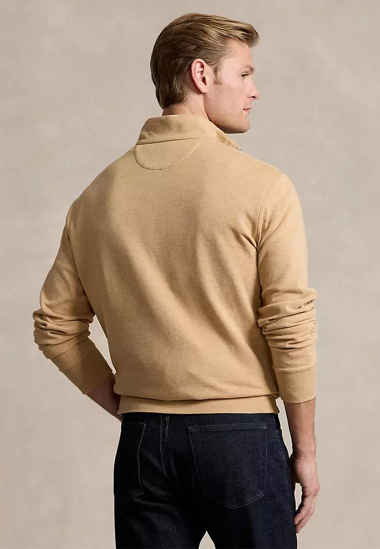 Luxury Jersey Quarter-Zip Pullover