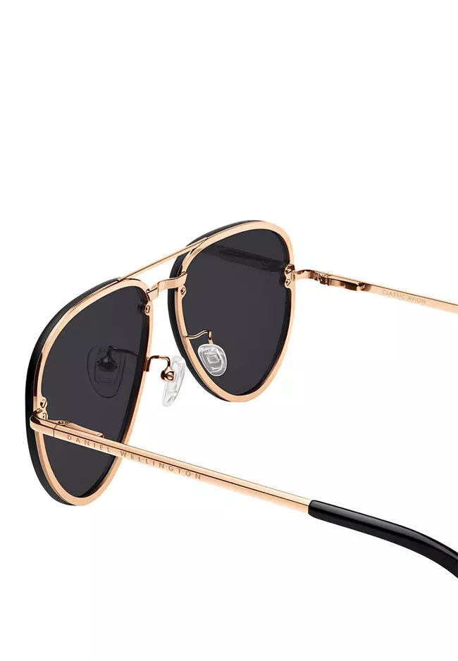 Steel Avion Rose gold Extra Small Eastern Fit Sunglasses