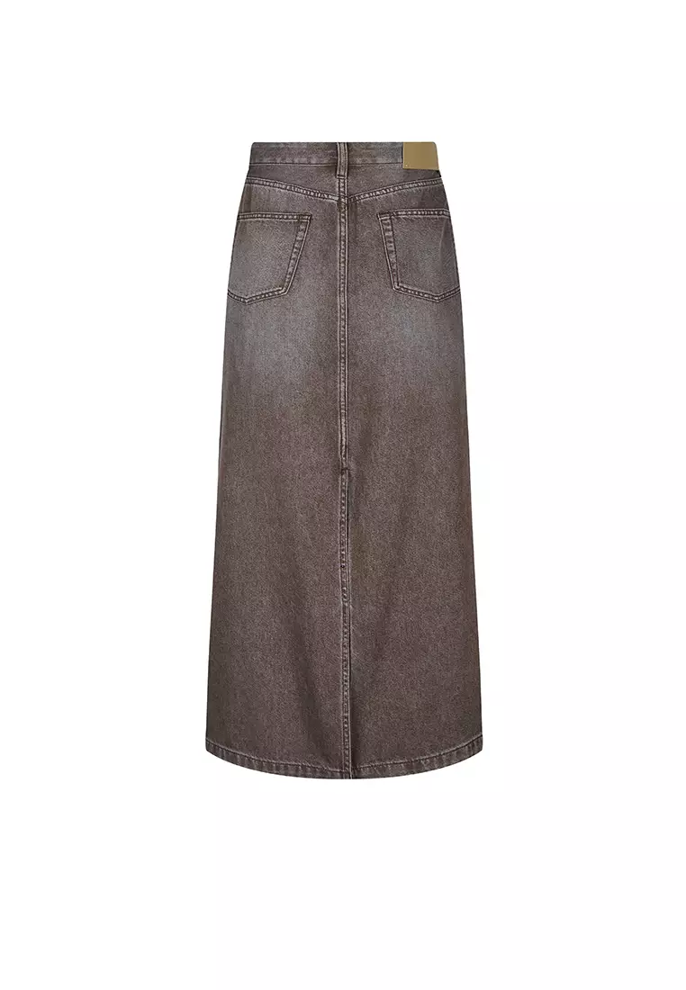 天絲環保A型長款腰裙