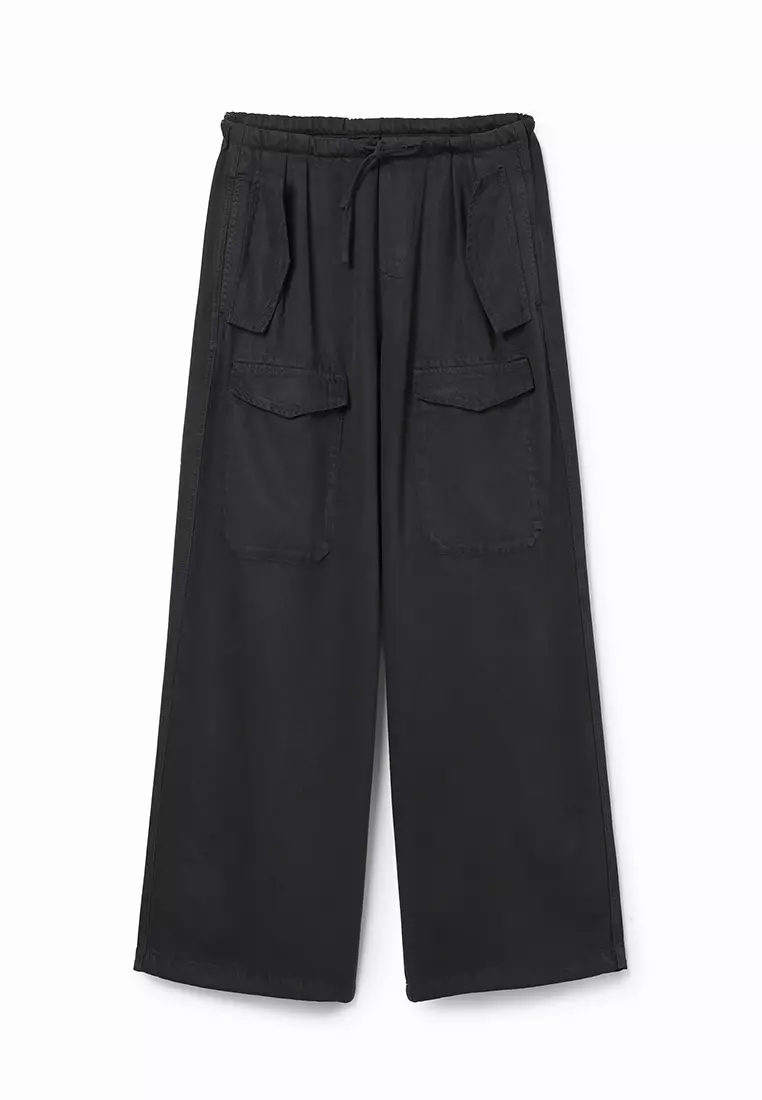 Desigual Woman Wide-leg cargo trousers.