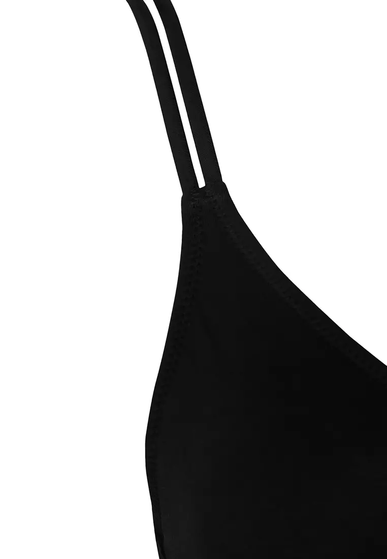 V-Neck Low-Cut Back Swimsuit